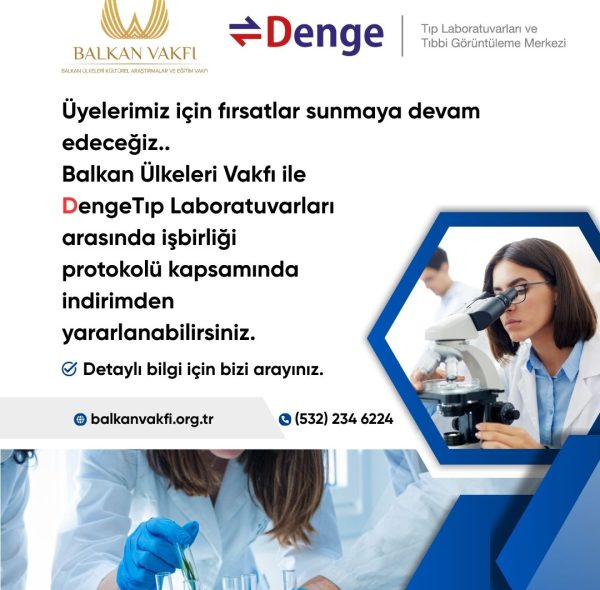 VAKFIMIZ İLE DENGE TIP LABORATUVARLARI ARASINDA İŞBİRLİĞİ PROTOKOLÜ İMZALANMIŞTIR.