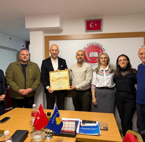 KOSOVA TÜRK ÖĞRETMENLER DERNEĞİ’NE İADE-İ ZİYARET GERÇEKLEŞTİRDİK.